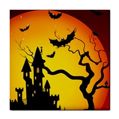 Halloween Night Terrors Tile Coasters by BangZart