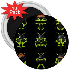 Beetles Insects Bugs 3  Magnets (10 Pack)  by BangZart