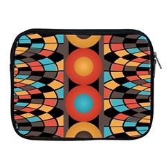 Colorful Geometric Composition Apple Ipad 2/3/4 Zipper Cases by linceazul