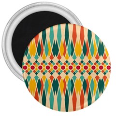 Festive Pattern 3  Magnets by linceazul