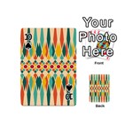 Festive Pattern Playing Cards 54 (Mini)  Front - Spade10