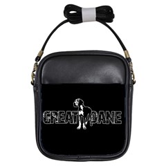 Great Dane Girls Sling Bags by Valentinaart