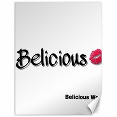 Belicious Logo Canvas 18  X 24   by beliciousworld