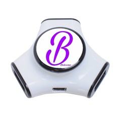 Belicious World  b  Blue 3-port Usb Hub by beliciousworld