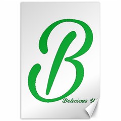 Belicious World  b  In Green Canvas 20  X 30   by beliciousworld