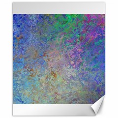 Colorful Pattern Blue And Purple Colormix Canvas 11  X 14   by paulaoliveiradesign