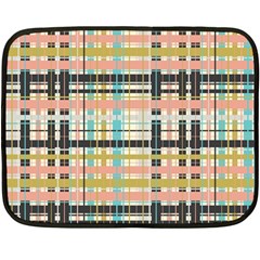 Plaid Pattern Fleece Blanket (mini) by linceazul