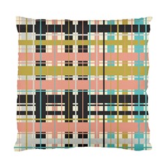 Plaid Pattern Standard Cushion Case (two Sides) by linceazul