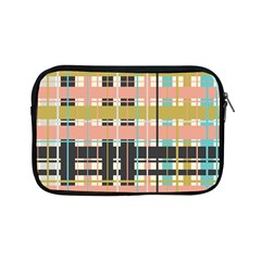 Plaid Pattern Apple Ipad Mini Zipper Cases by linceazul