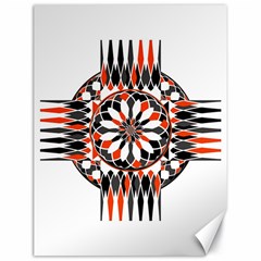 Geometric Celtic Cross Canvas 18  X 24   by linceazul