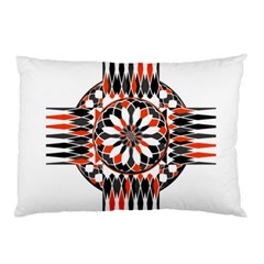 Geometric Celtic Cross Pillow Case (two Sides) by linceazul