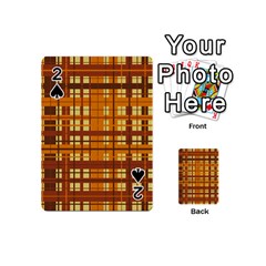 Plaid Pattern Playing Cards 54 (mini)  by linceazul