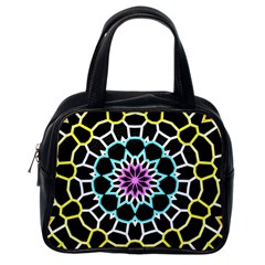 Colored Window Mandala Classic Handbags (one Side) by designworld65