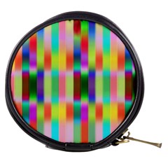 Multicolored Irritation Stripes Mini Makeup Bags by designworld65