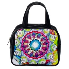 Sunshine Feeling Mandala Classic Handbags (one Side) by designworld65