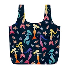 Mermaids Full Print Recycle Bags (l)  by BubbSnugg