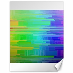 Colors Rainbow Pattern Canvas 36  X 48   by paulaoliveiradesign