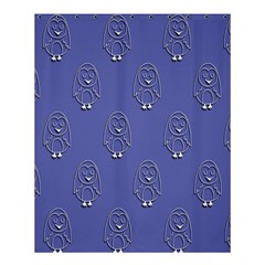 Owl Pattern Wallpaper Vector Shower Curtain 60  X 72  (medium)  by Nexatart