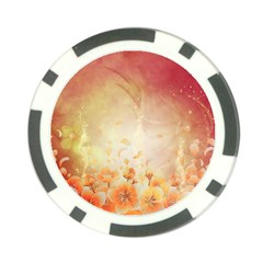 Flower Power, Cherry Blossom Poker Chip Card Guard by FantasyWorld7