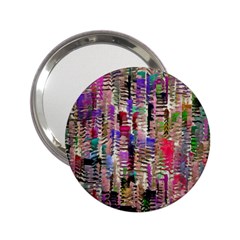 Colorful Shaky Paint Strokes                              2 25  Handbag Mirror by LalyLauraFLM