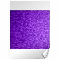 Purple Skin Leather Texture Pattern Canvas 12  X 18   by paulaoliveiradesign