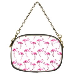 Flamingo Pattern Chain Purses (two Sides)  by Valentinaart