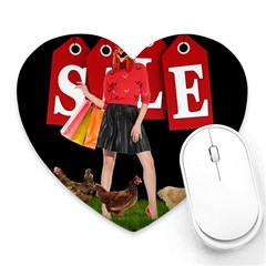 Sale Heart Mousepads by Valentinaart