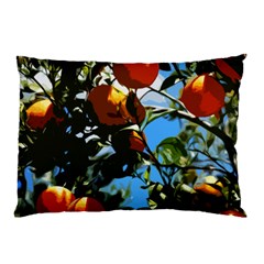 Orange Tree Pillow Case (two Sides) by Valentinaart