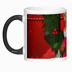 Christmas, Funny Kitten With Gifts Morph Mugs by FantasyWorld7