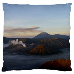 Sunrise Mount Bromo Tengger Semeru National Park  Indonesia Large Flano Cushion Case (one Side) by Nexatart