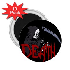 Death - Halloween 2 25  Magnets (10 Pack)  by Valentinaart