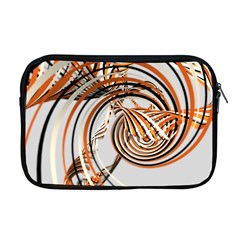 Splines Line Circle Brown Apple Macbook Pro 17  Zipper Case by Mariart