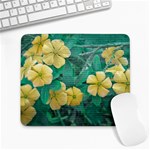 Yellow Flowers At Nature Large Mousepads Front