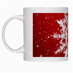 Background Christmas Star White Mugs by Nexatart