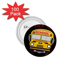 Back To School - School Bus 1 75  Buttons (100 Pack)  by Valentinaart