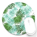 Tropical pattern Round Mousepads Front