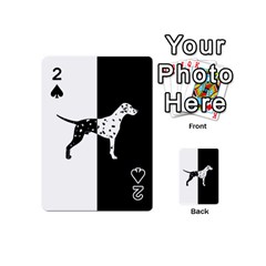 Dalmatian Dog Playing Cards 54 (mini)  by Valentinaart