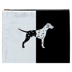 Dalmatian Dog Cosmetic Bag (xxxl)  by Valentinaart