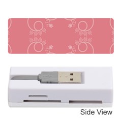 Flower Floral Leaf Pink Star Sunflower Memory Card Reader (stick)  by Mariart