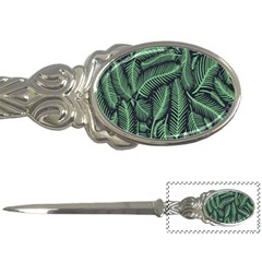 Coconut Leaves Summer Green Letter Openers by Mariart