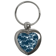 Jellyfish Fish Cartoon Sea Seaworld Key Chains (heart)  by Mariart