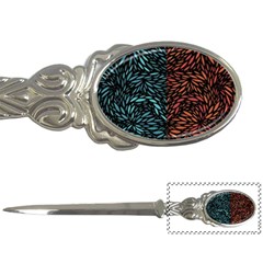 Square Pheonix Blue Orange Red Letter Openers by Mariart