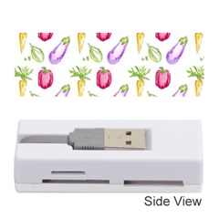 Vegetable Pattern Carrot Memory Card Reader (stick)  by Mariart