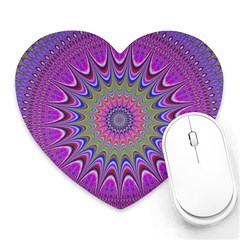 Art Mandala Design Ornament Flower Heart Mousepads by BangZart