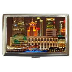 Shanghai Skyline Architecture Cigarette Money Cases by BangZart