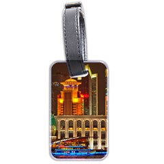 Shanghai Skyline Architecture Luggage Tags (two Sides) by BangZart