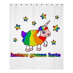 Unicorn Sheep Shower Curtain 60  X 72  (medium)  by Valentinaart