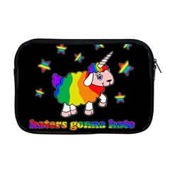 Unicorn Sheep Apple Macbook Pro 17  Zipper Case by Valentinaart