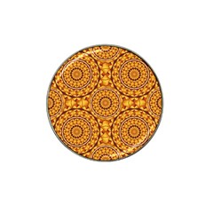 Golden Mandalas Pattern Hat Clip Ball Marker (10 Pack) by linceazul