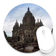 Prambanan Temple Indonesia Jogjakarta Round Mousepads by Nexatart